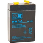 MW Power Акумулаторна батерия MW 3-6, 6V, 3Ah, AGM, F1 конектори (MW 3-6)