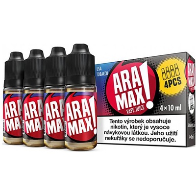 Aramax 4Pack USA Tobacco 10 ml 6 mg – Hledejceny.cz