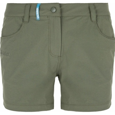 Kilpi Bree-W khaki RL0209 dámské funční outdoorové turistické kraťasy