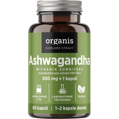 Organis Ashwagandha KSM-66 300 mg 60 ks