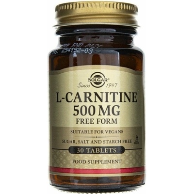 Solgar L-Karnitín 500 mg 30 tabliet