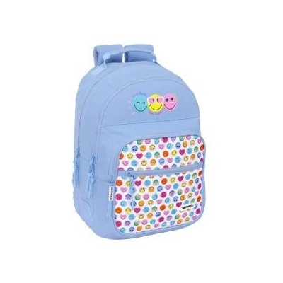 Smiley Училищна чанта Smiley Joyful Син Многоцветен 32 x 42 x 15 cm
