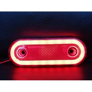 LED Диоден Габарит Със Стойка, Червен, Маркер, Е-Mark, , 12V-24V