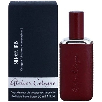 Atelier Cologne Silver Iris parfém 30 ml + kožené pouzdro dárková sada