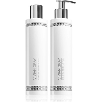 VIVIAN GRAY Crystals White подаръчен комплект за тяло