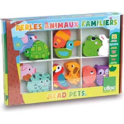 Vilac - Мъниста Дървени Pets 1504