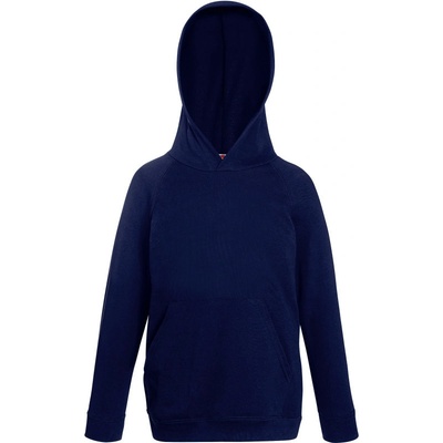 Fruit of the Loom F.O.L. Kids Lightweight Hooded Sweat deep navy