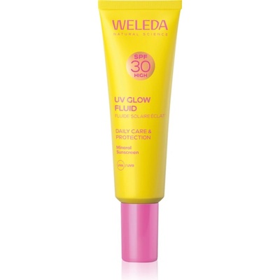 Weleda UV Glow Fluid флуид за лице за озаряване на лицето SPF 30 30ml