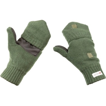 MFH Плетени ръкавици с изолация 3M Thinsulate, зелени (15457B)