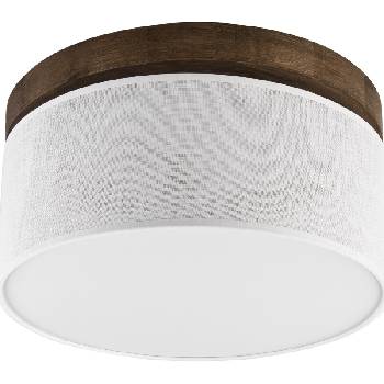 Brilagi - LED таванно осветително тяло BELLADONNA 1xE27/15W/230V, Ø30 см, бяло/д (BG1365)