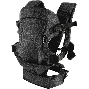 Infantino Flip 4-In-1 Convertible Carrier Black Leopard
