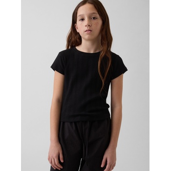 GAP Бебешка тениска с ребра GAP GAP | Cheren | Момичешки | XS