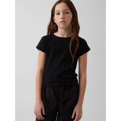 GAP Бебешка тениска с ребра GAP GAP | Cheren | Момичешки | XS