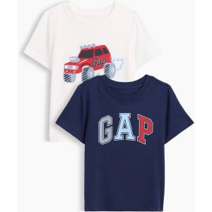 GAP Бебешка тениска с логото 2 бр. GAP GAP | Mnogotsveten | Момчешки | 12-18 месеца