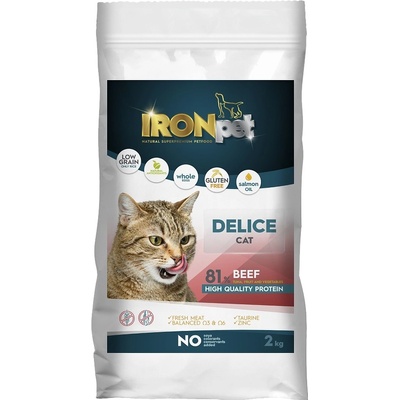 IRONpet Cat Delice Beef 2 kg