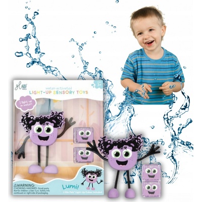 Glo Pals Figurka Lumi + 2 svítící kostky do vody – Zbozi.Blesk.cz