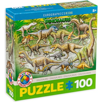 EUROGRAPHICS Пъзел Eurographics от 100 части - Динозаври (EG61000098)