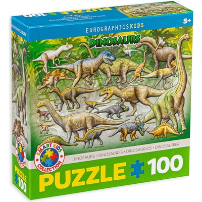 EUROGRAPHICS Пъзел Eurographics от 100 части - Динозаври (EG61000098)