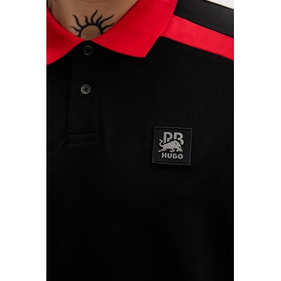 HUGO мъжка тениска от памук с еластан Dunios_RB (50559650)