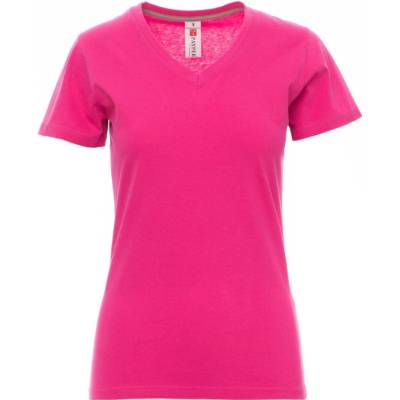 PAYPER V-NECK LADY dámské tričko purpurová
