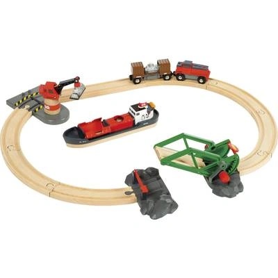 BRIO Комплект за игра Brio - Товарно пристанище (33061000) (33061000)