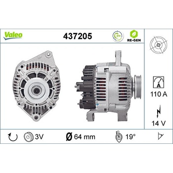 generátor VALEO 437205