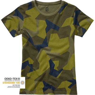 Brandit Dámské triko swedish camo