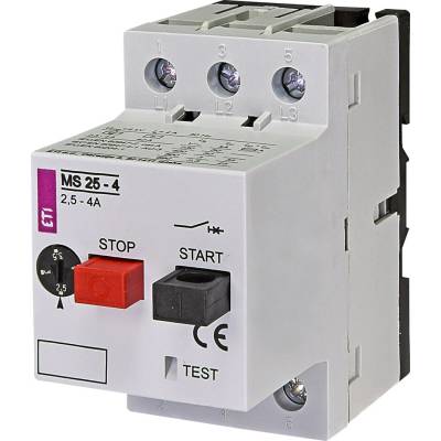 ETI Elektroelement, d.o.o. Motorový spúšťač ETI MS25-4 nastavenie 2,5-4A (004600080)