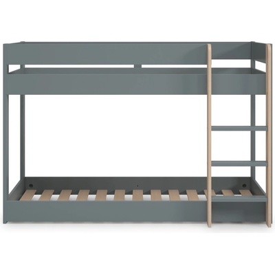 Marckeric Детско легло сиво-зелено 90x190 cm двуетажно с включена подматрачна рамка Angel - Marckeric (16474)