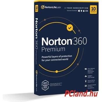 Image 1 of Symantec Norton 360 Premium 75GB HUN (1 User/10 device/1 Year) (21416702)