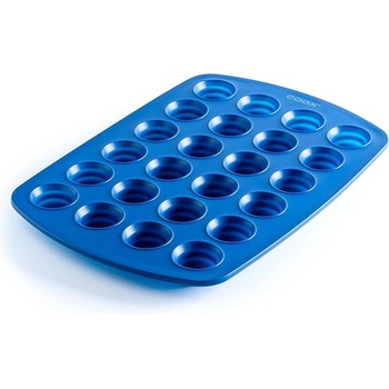 coox Форма за 24 мини мъфини или бонбони COOX в син цвят - 39 х 26, 5 х h2, 6 см (COOX 2303-311)