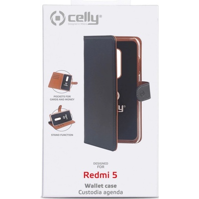 CELLY Wally Pouzdro Xiaomi Redmi 5 černé