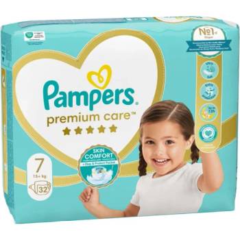 Image 1 of Pampers Памперси Pampers Premium Care 7 VP (15+кг. ) - 32 броя