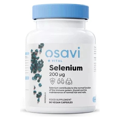 Osavi Selenium Selen 200 μg 90 rostlinných kapsúl