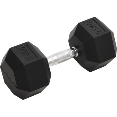 vidaXL Jednoruční činka 25 kg litina