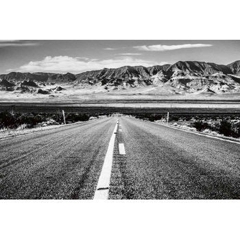 DIMEX ART s. r. o Флизелинов фототапет дълга пустинна магистрала 375 x 250 см