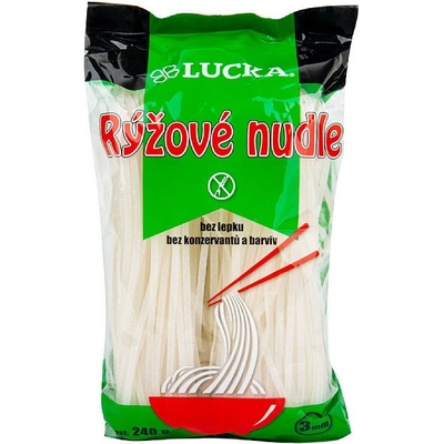 Lucka cestoviny nudle rýžové 3 mm bezlepkové 240 g