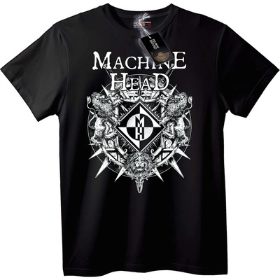 NOONEBRAND Тениска Machine Head Лого - 2XL, Black