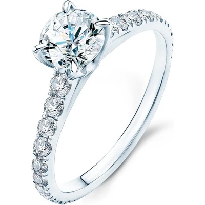 SAVICKI Годежен пръстен Share Your Love: бяло злато, диамант