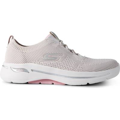 Skechers Go Walk Arch Fit - Crystal Waves - Taupe/Pink