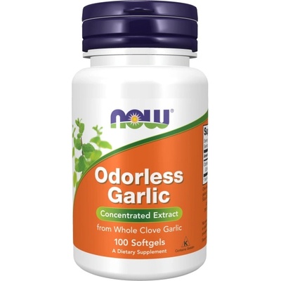 NOW NOW Odorless Garlic, 100 Softgels