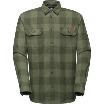 MAMMUT Мъжка риза с копчета Mammut Tamaro Longsleeve Shirt - Marsh / Dark Marsh (033-2875-0111)