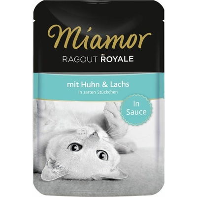 Miamor Ragout Royale kura a losos v omáčke 100 g