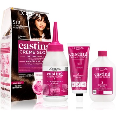 L'Oréal Casting Creme Gloss боя за коса цвят 513 Iced Truffle