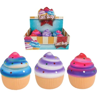 Mikro SQUISHY MEGA CUPCAKE strečový antistresový cupcake 13cm 799634 15 BTR799634 15