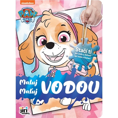 Vymaľovánky A4 vodové Paw Patrol 2