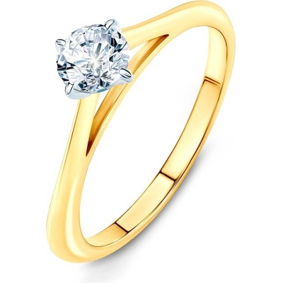 Savicki Zásnubný prsteň The Light dvojfarebné zlato diamant DL R2 2 ZB