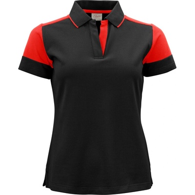 Printer Polokošile Prime Polo Women COT61502581400 black/red