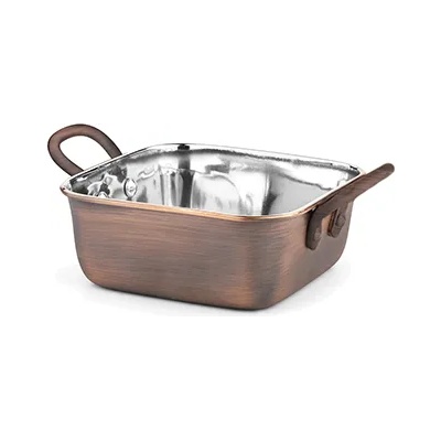 Horecano ANTIQUE-Ростер квадратен с медно покритие 13.75cm x 5.25cm- 800 ml(SG-95348(B) (0184142)