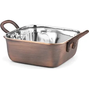 Horecano ANTIQUE-Ростер квадратен с медно покритие 13.75cm x 5.25cm- 800 ml(SG-95348(B) (0184142)